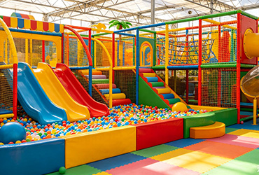 Soft play colorful theme