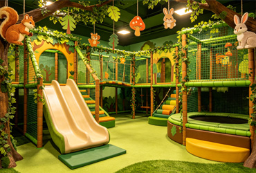 soft playground forest theme