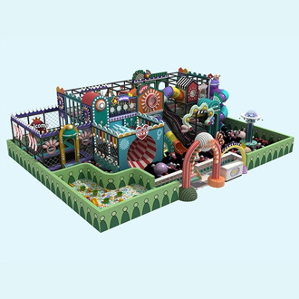 Indoor Playground Macaron Theme