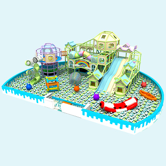 Indoor Playground Macaron Theme