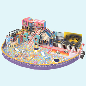 Indoor Playground Macaron Theme