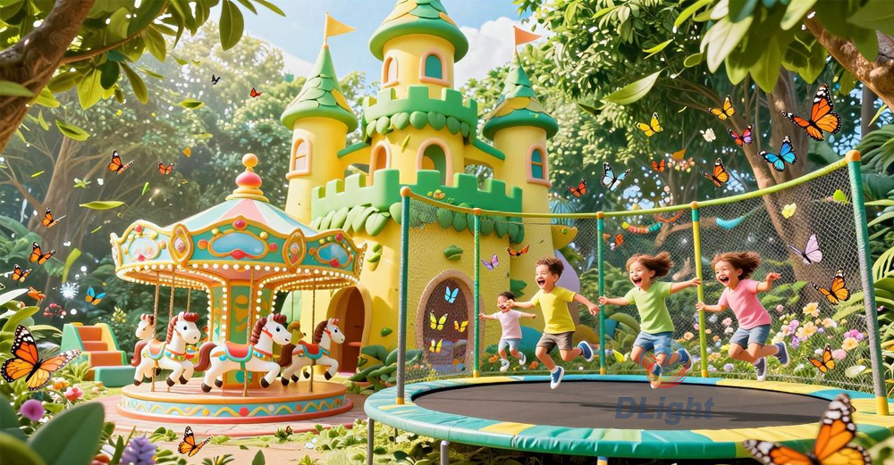 Forest theme indoor playground